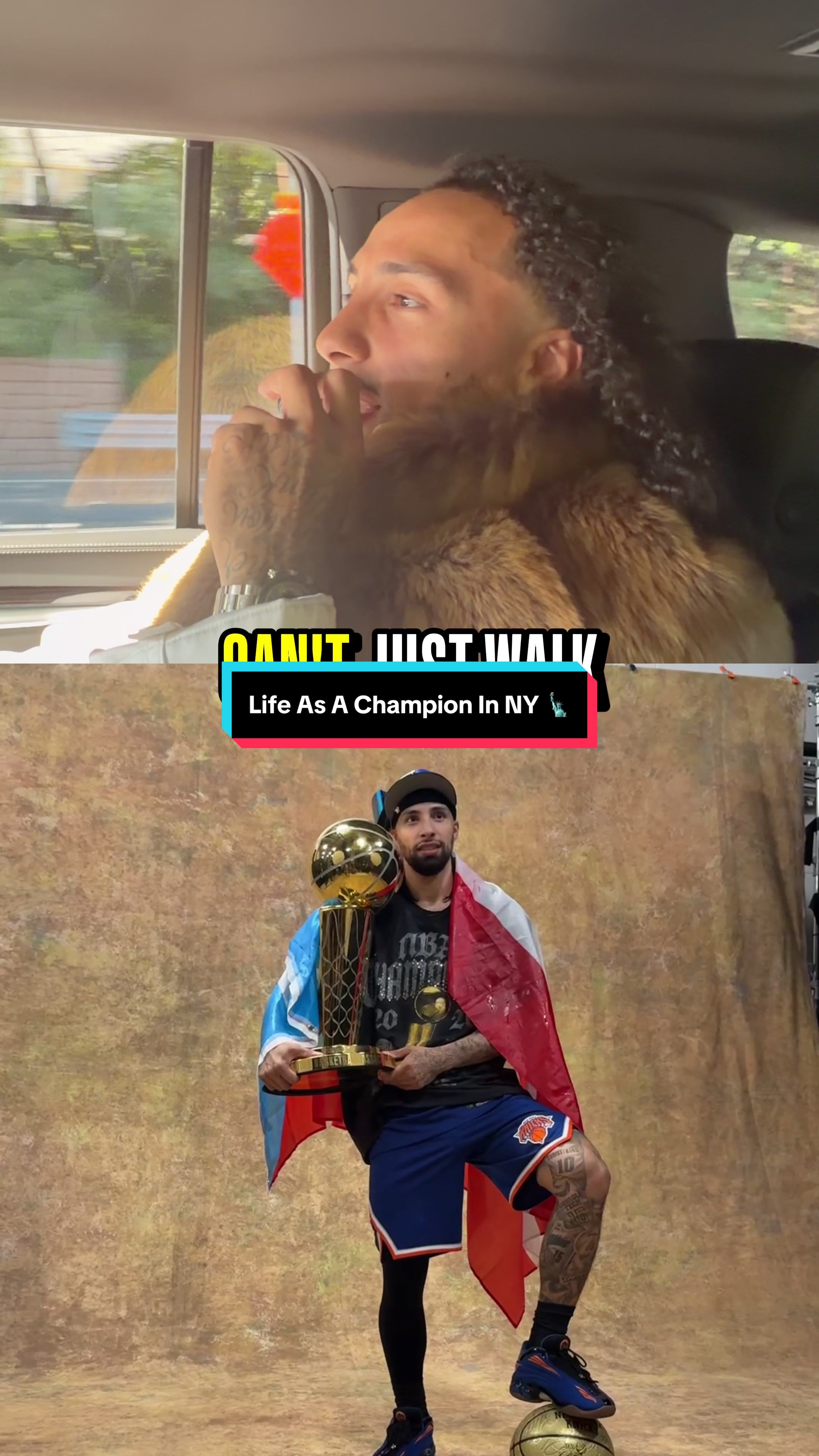 "I can't just walk around New York no more." 😅