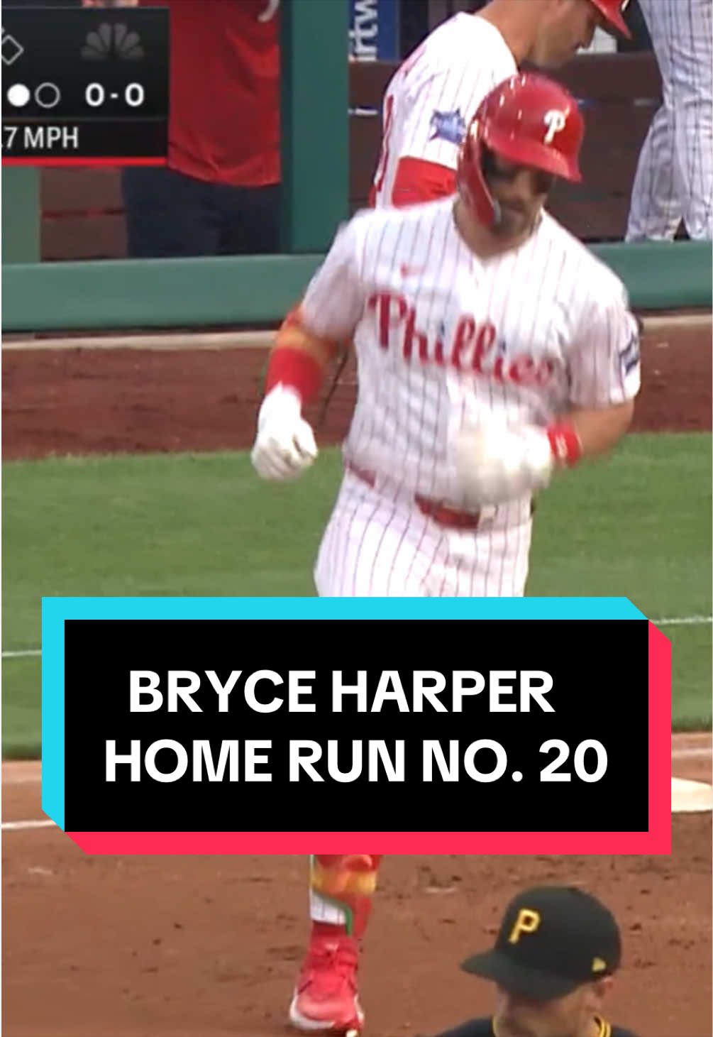 Bryce Harper hits a LASER for home run No. 20 💪 