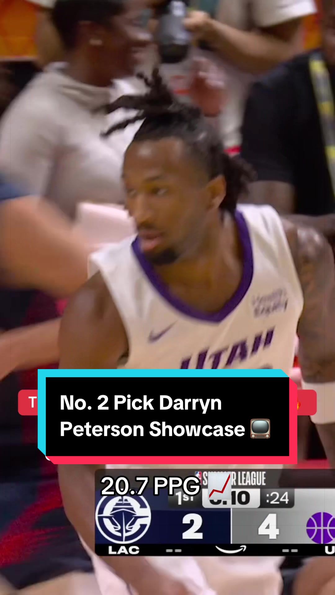 Darryn Peterson’s first year with the Jazz coming soon ✨ 