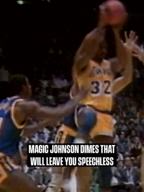 Magic Johnson was throwing DIMES 