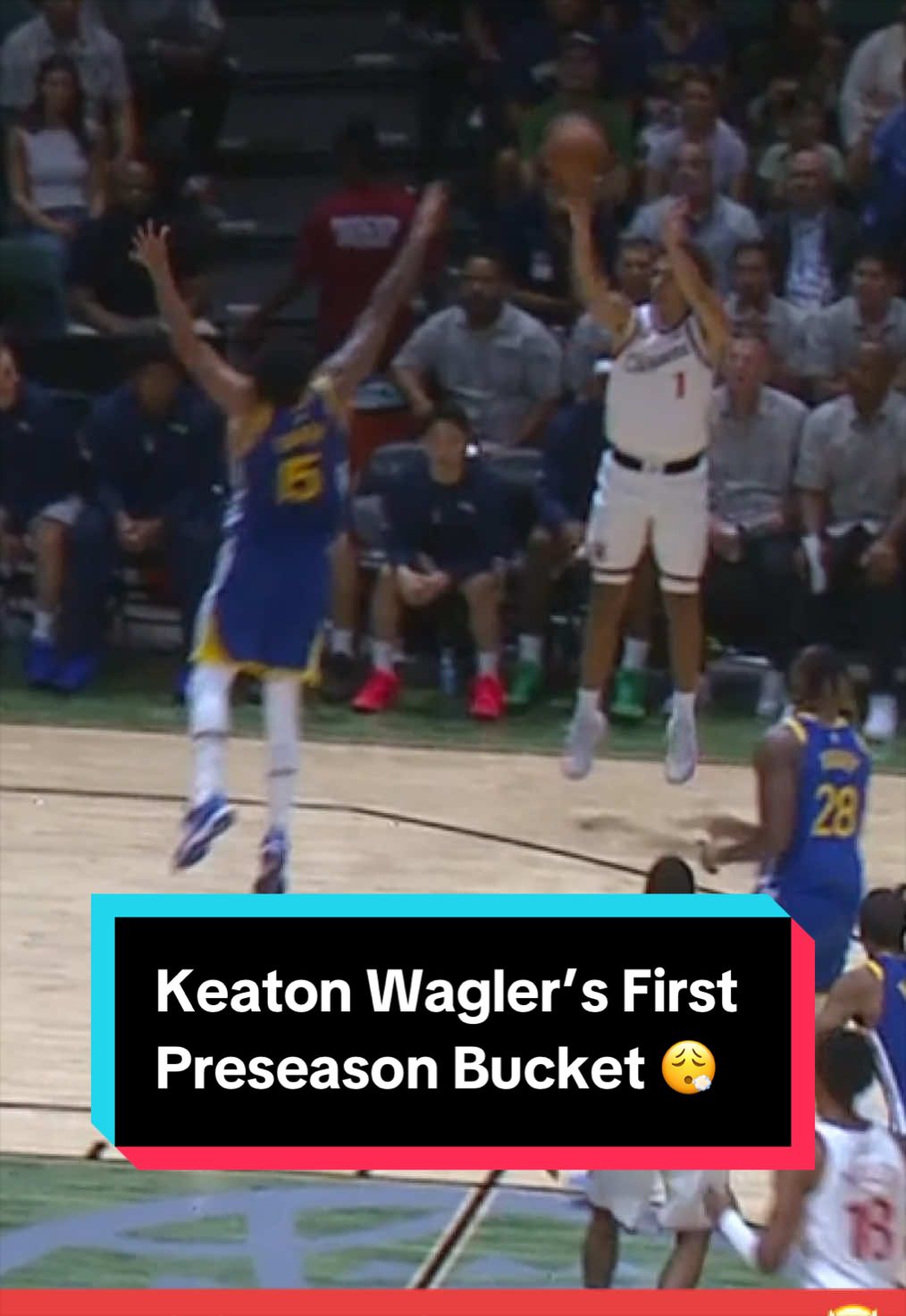 Keaton Wagler hits the three with ease 🔥 