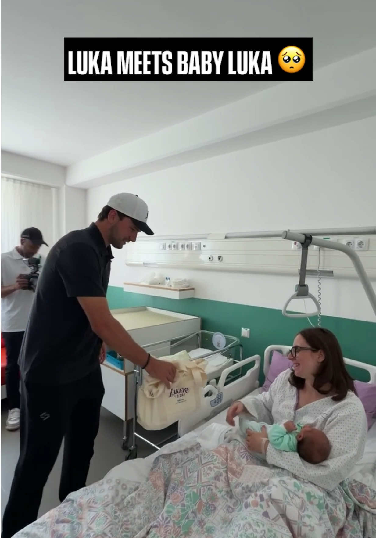 The sweetest Kobe Day surprise in Slovenia with Luka & UCLA Health 🥹 