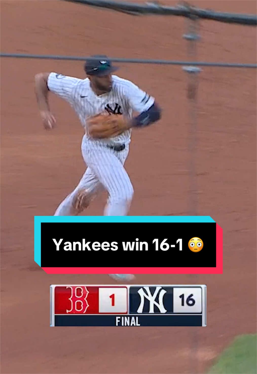 The @Yankees laid it on thick in the Bronx today 😮‍💨