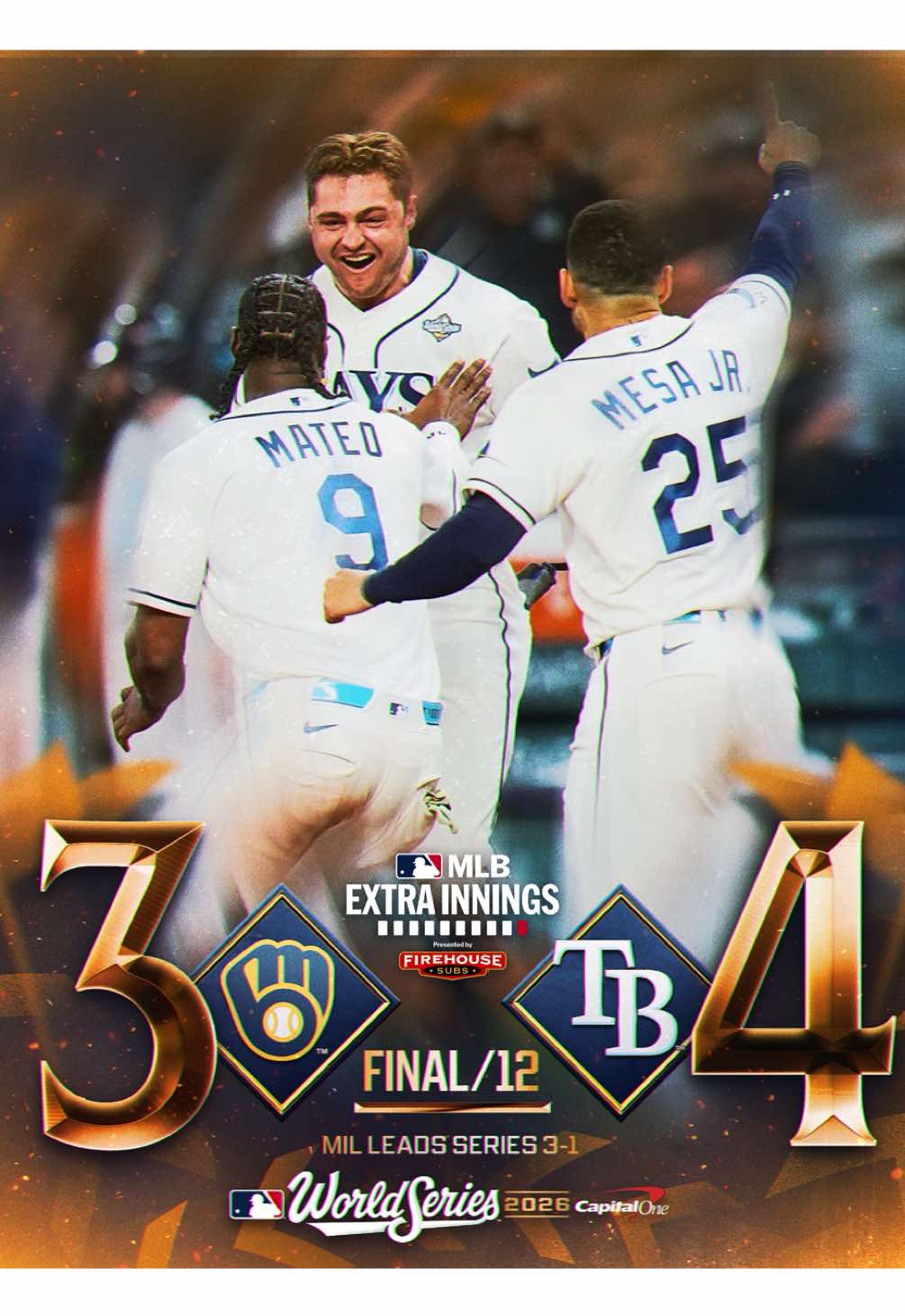 BEN WILLIAMSON WALKS IT OFF AND THE RAYS SURVIVE!
