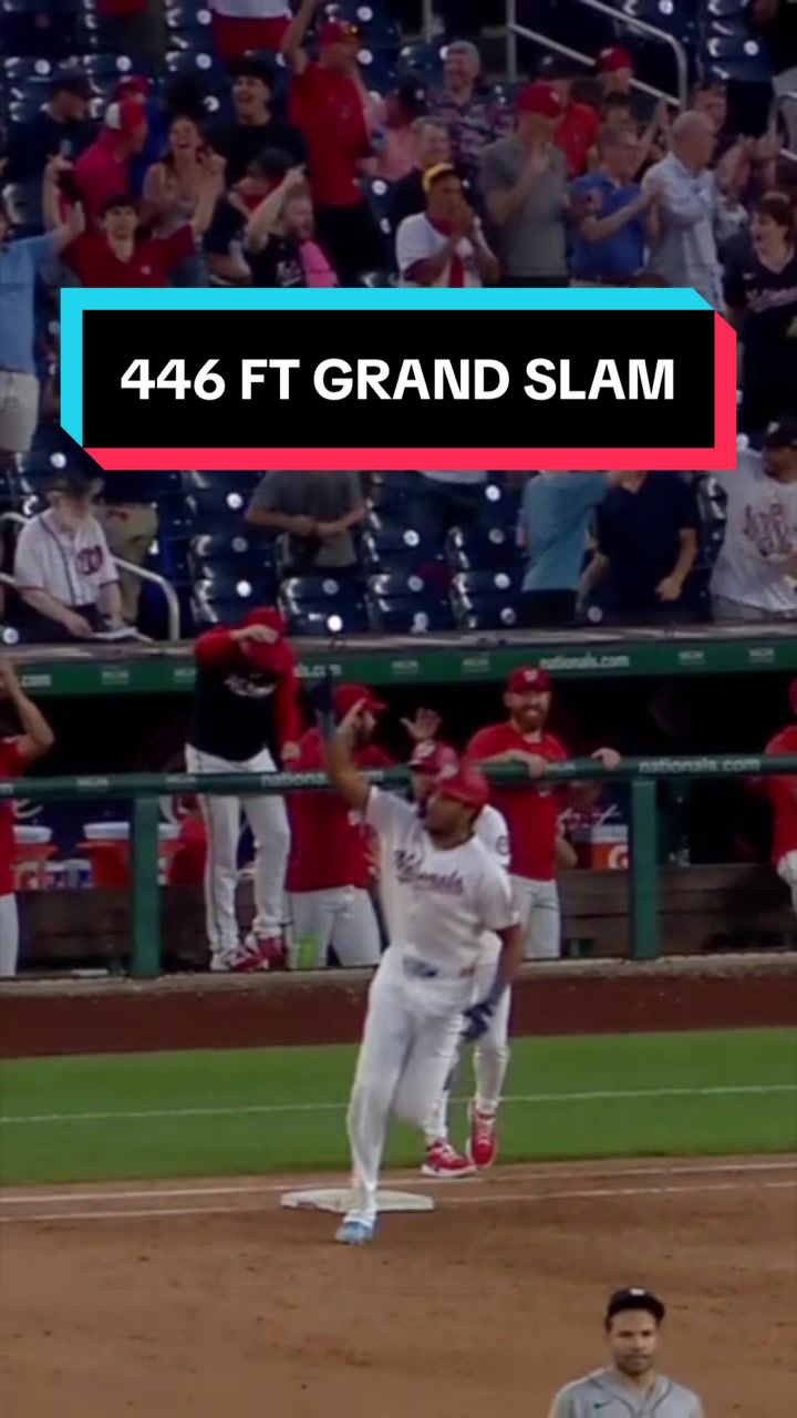GRAND SLAM JAMES WOOD ‼️ The Nationals have scored SIX runs in the fifth! 