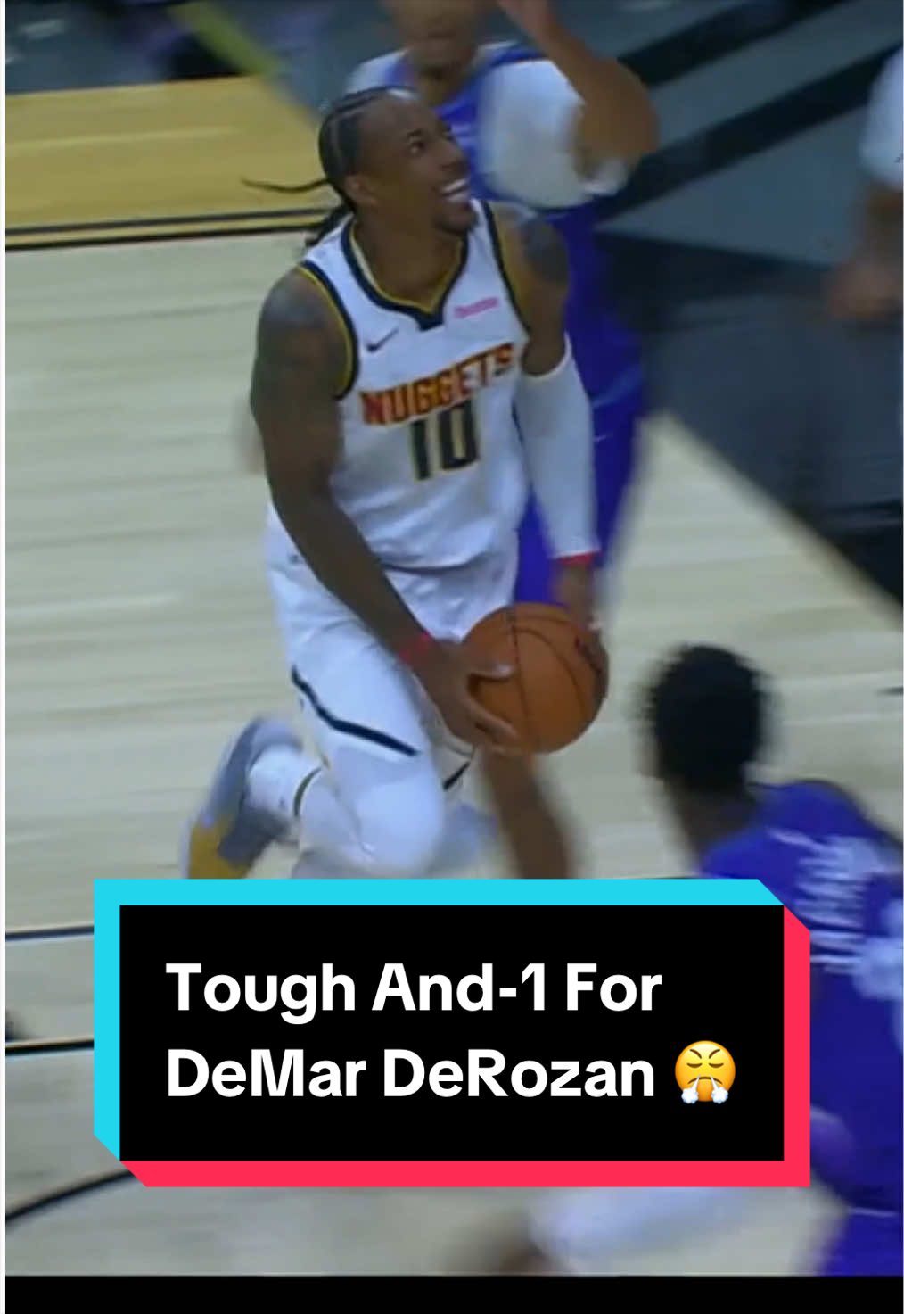 DeRozan spins and weaves through the defense for the AND-1 🔥 