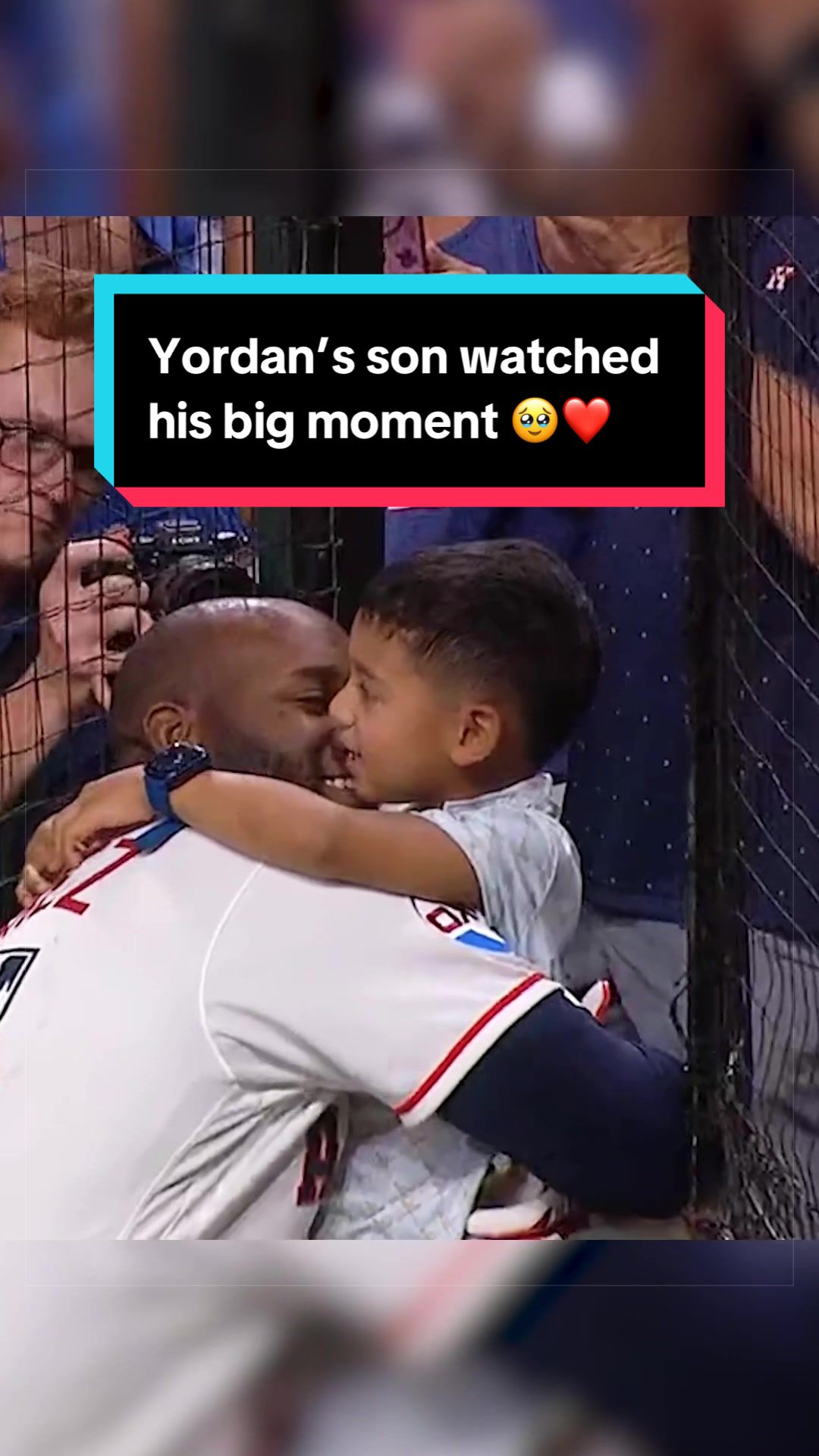 Hitting a walk-off is great, but sharing it with your son is even better ❤️