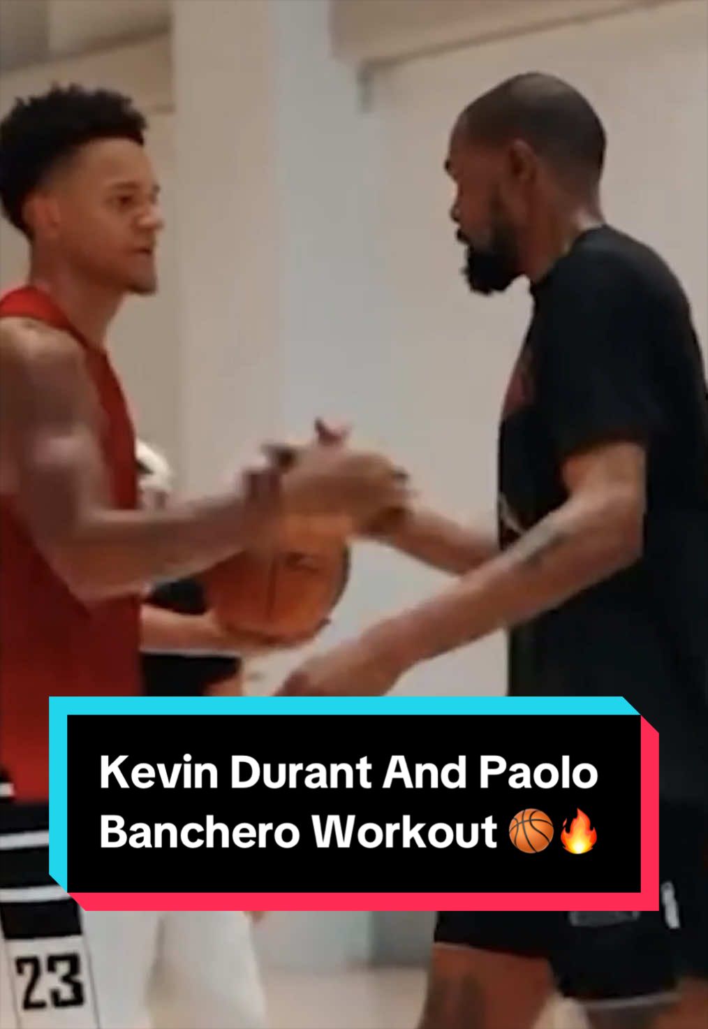 “All at game speed” 🧘‍♂️🔥 Kevin Durant and Paolo Banchero putting in the work this summer 💯 (via: @Swish Cultures, @adampharrington) 