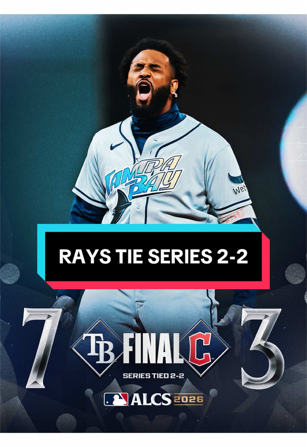 The Rays tie up the ALCS at 2 games apiece!