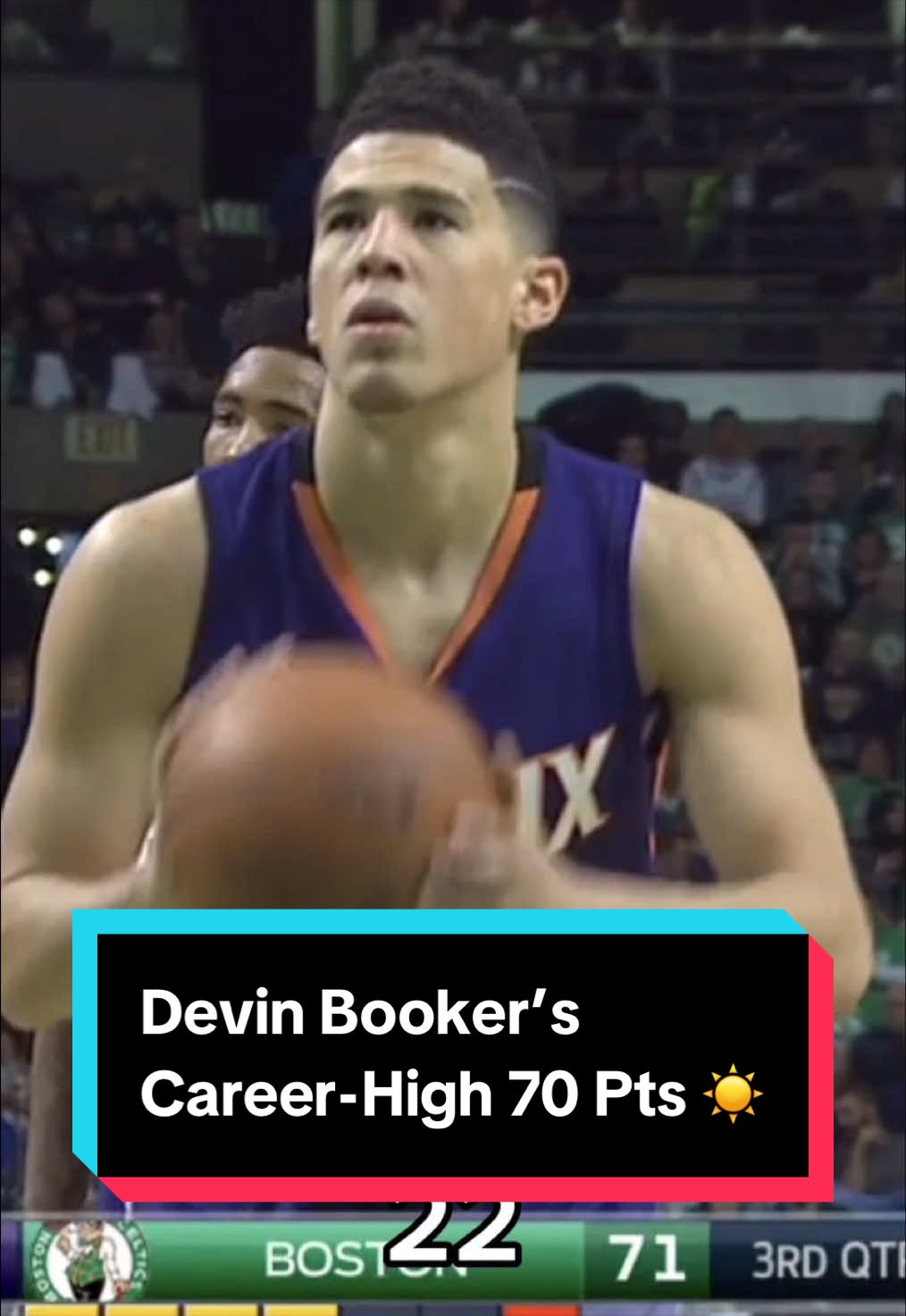 What a night for Devin Booker! 🤯 He STILL holds the TD Garden single-game arena scoring record AND the Phoenix Suns franchise record for points in a game! 🔥👀 