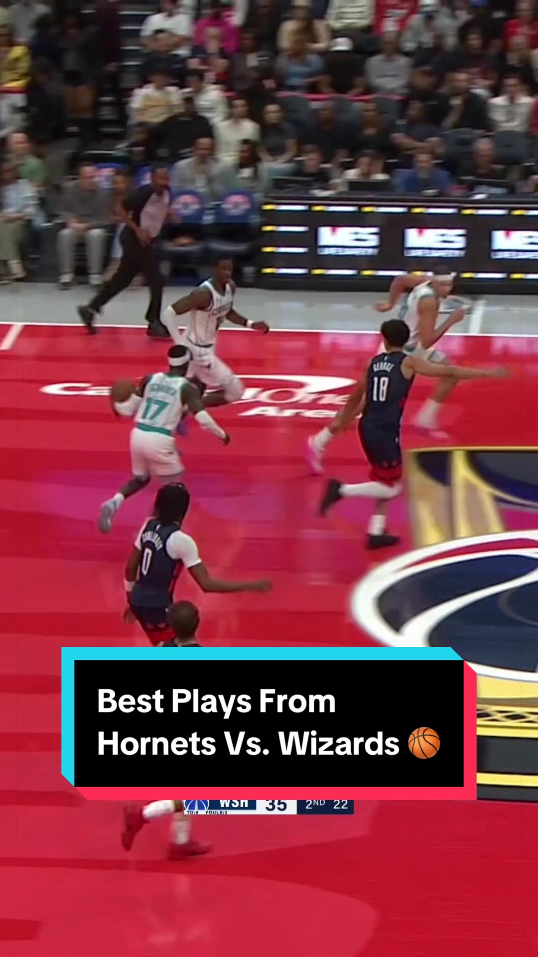 Quick rewind, full recap ⏮️ Here’s everything from tonight’s @Charlotte Hornets vs. @Washington Wizards matchup 🏀 