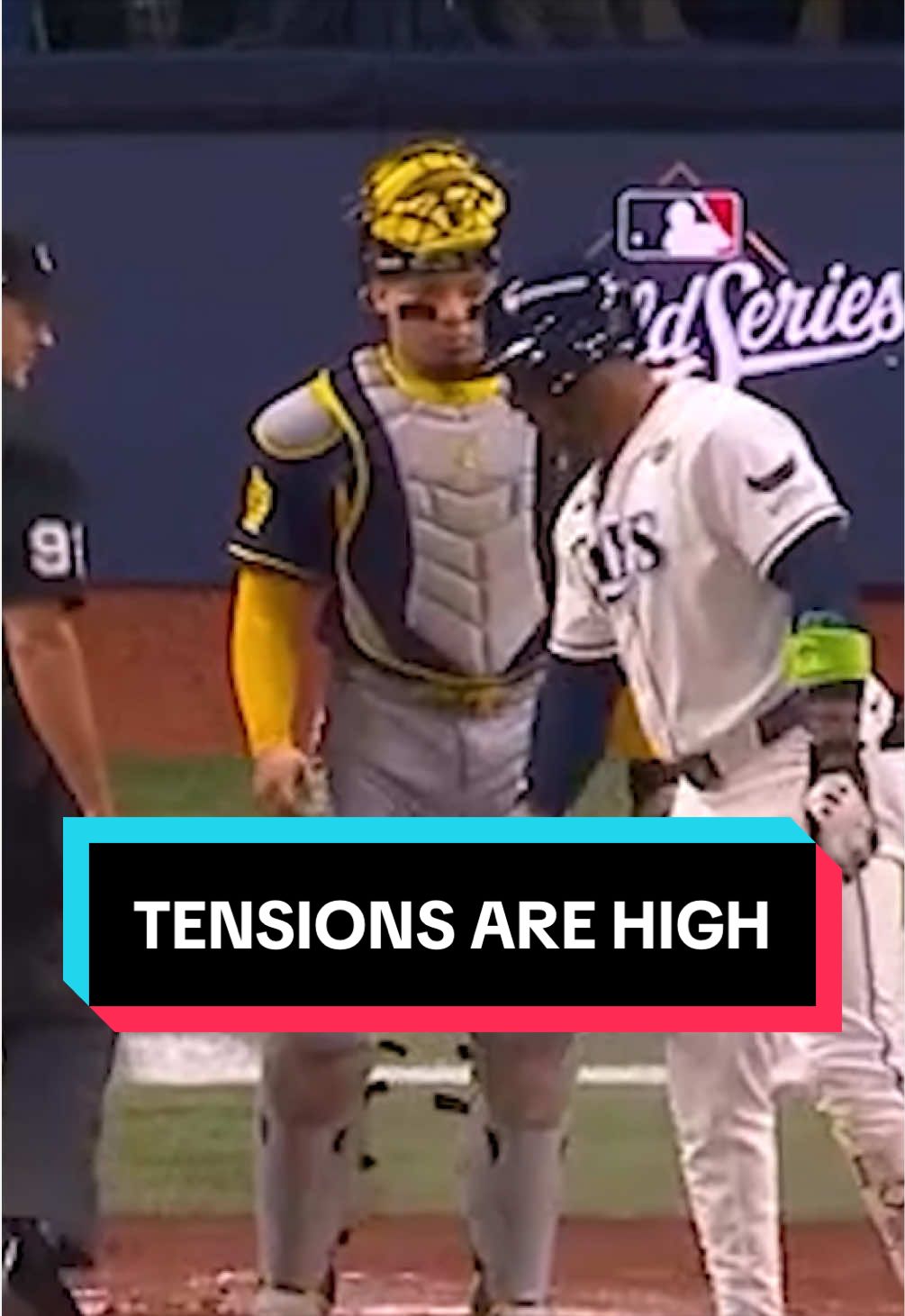 Brother energy between William Contreras and Yandy Díaz 🤣💙