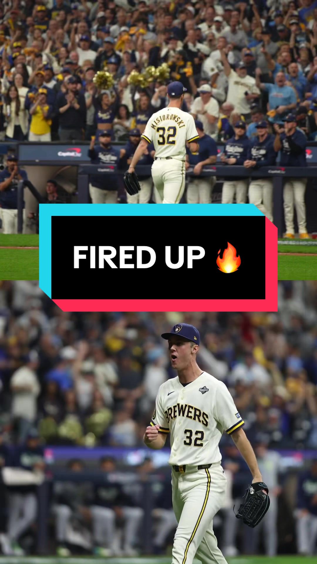 Jacob Misiorowski and the Brewers fans were AMPED UP after his first 