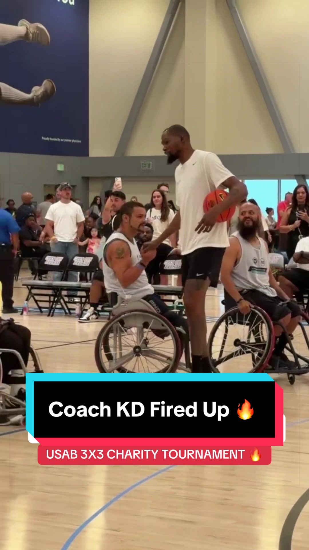 Coach KD celebrating and spreading the love of basketball 🏀 