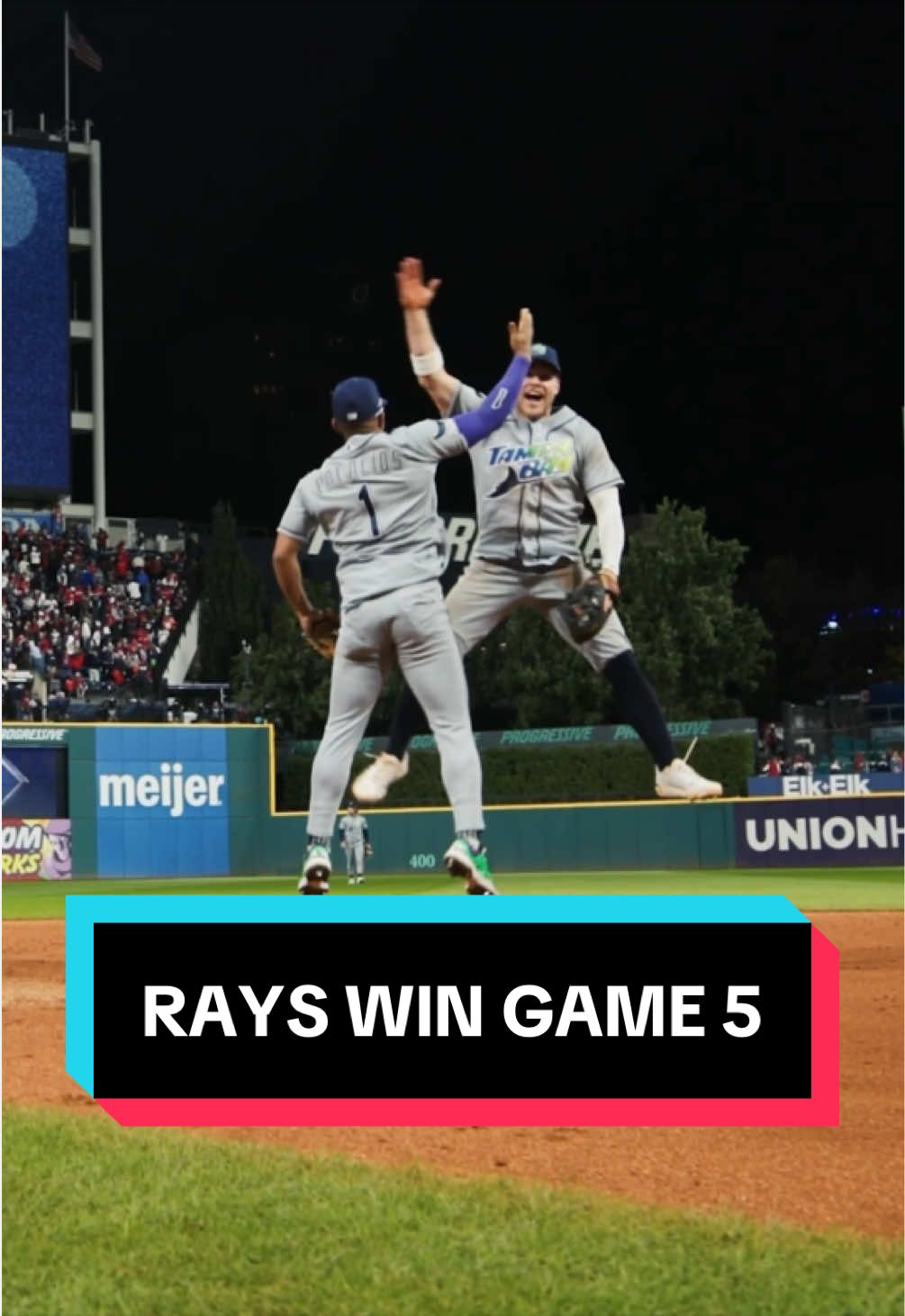 The Rays head home 1 win from their first World Series appearance since 2020!