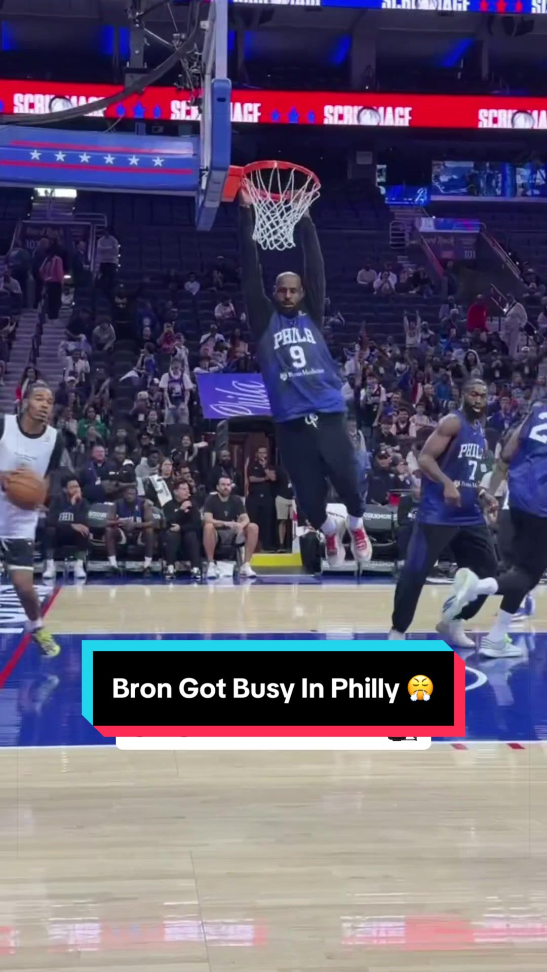 Bron is officially in his Philly era 😮‍💨 