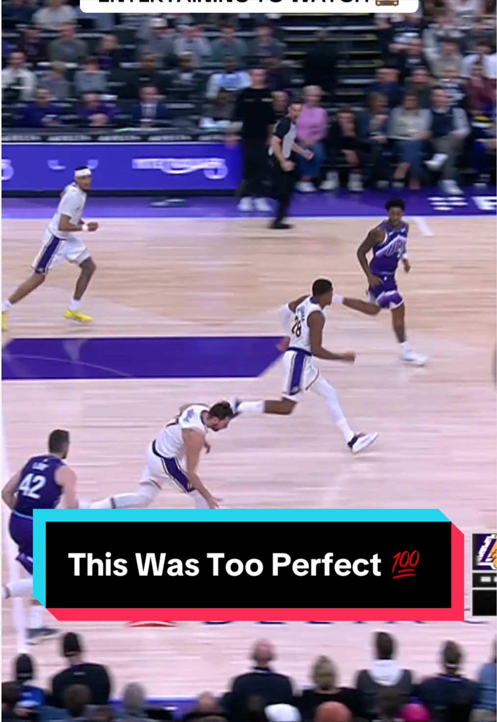 Luka magic as he raced through the court 🪄 