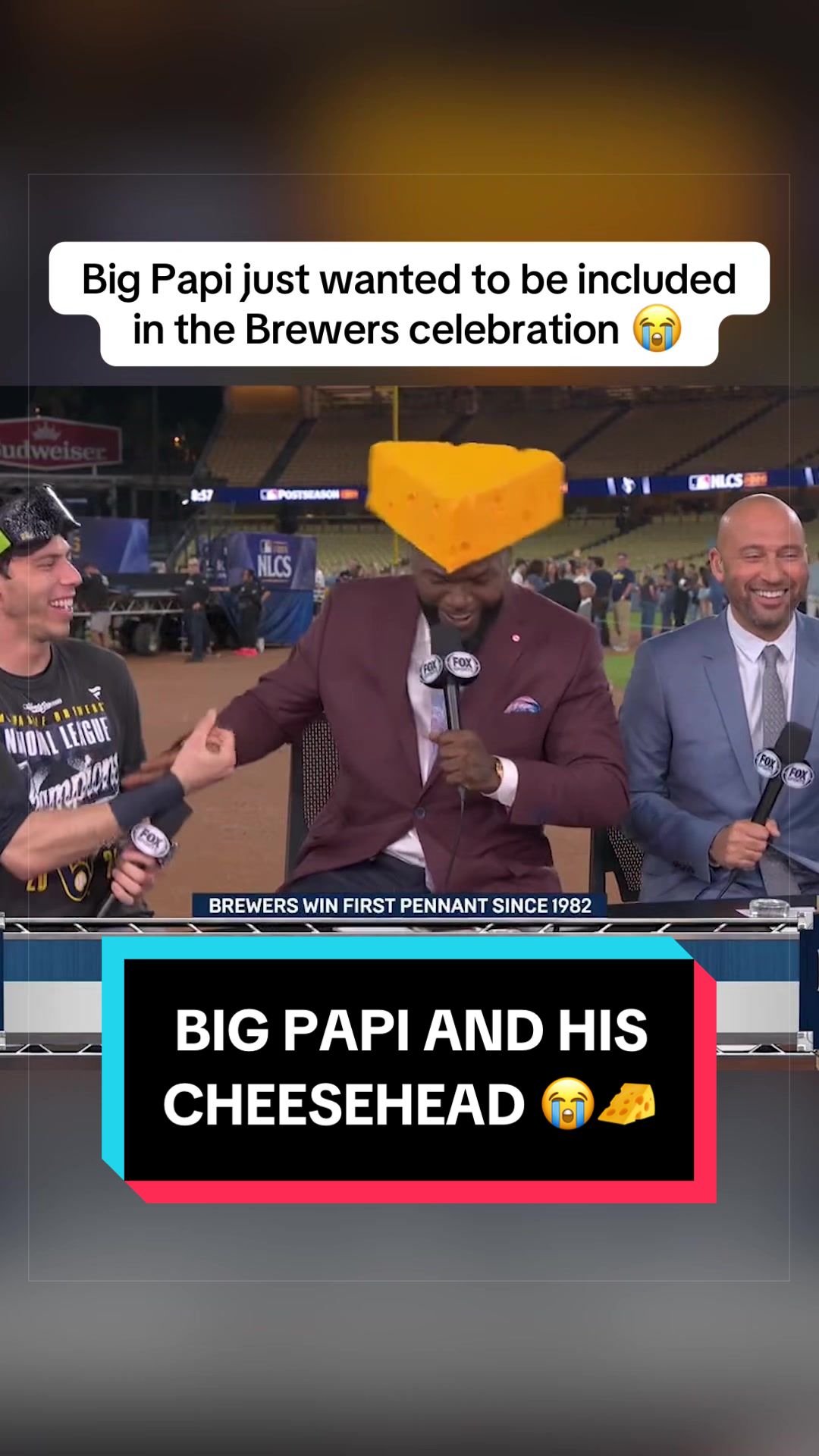 Honorary Wisconsinite, Big Papi 😂 