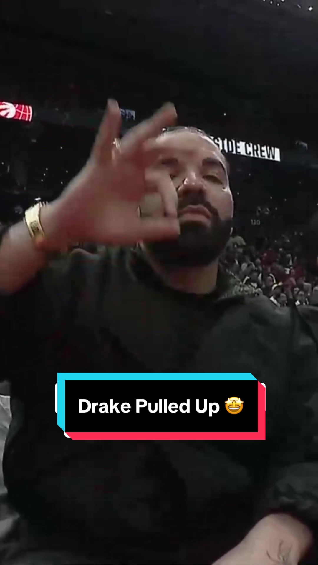 Drake in the 🏠 for @Chicago Bulls 🤺 @Raptors 