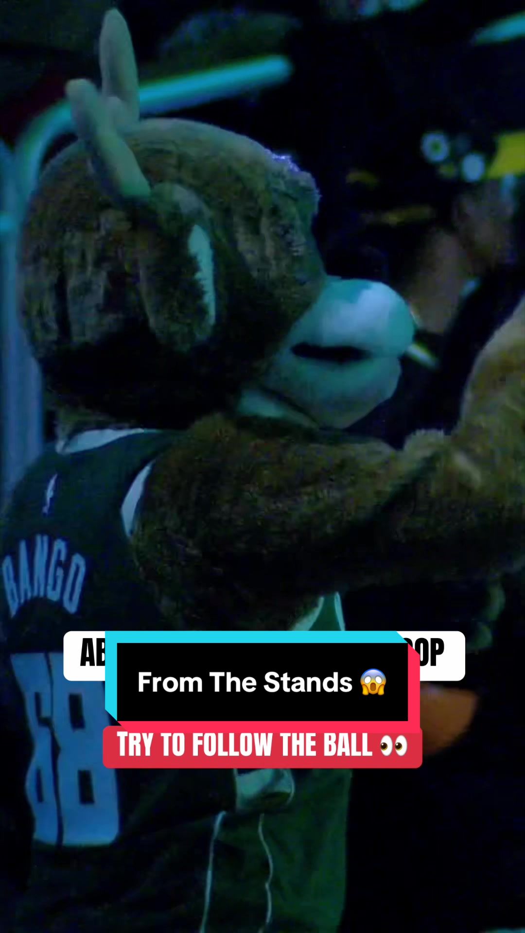 Bango all the way from deeeep in the stands 🔥 