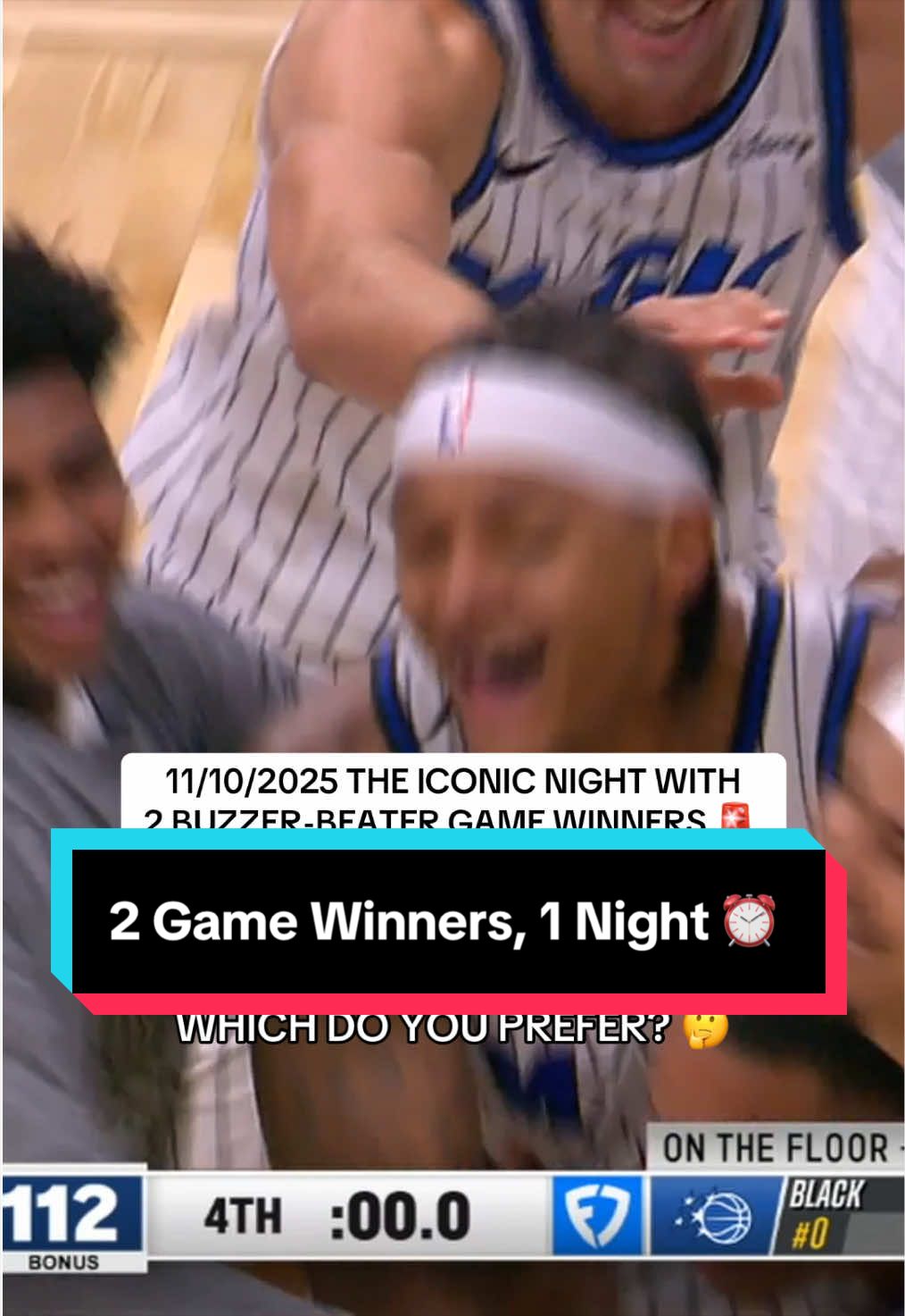 When Andrew Wiggins and Desmond Bane BOTH made @TISSOT Buzzer-Beaters 🚨 