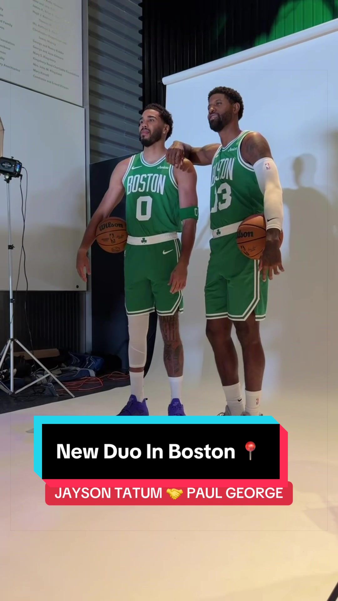 What are your thoughts on new Celtics duo, JT and PG? 🤔💭 