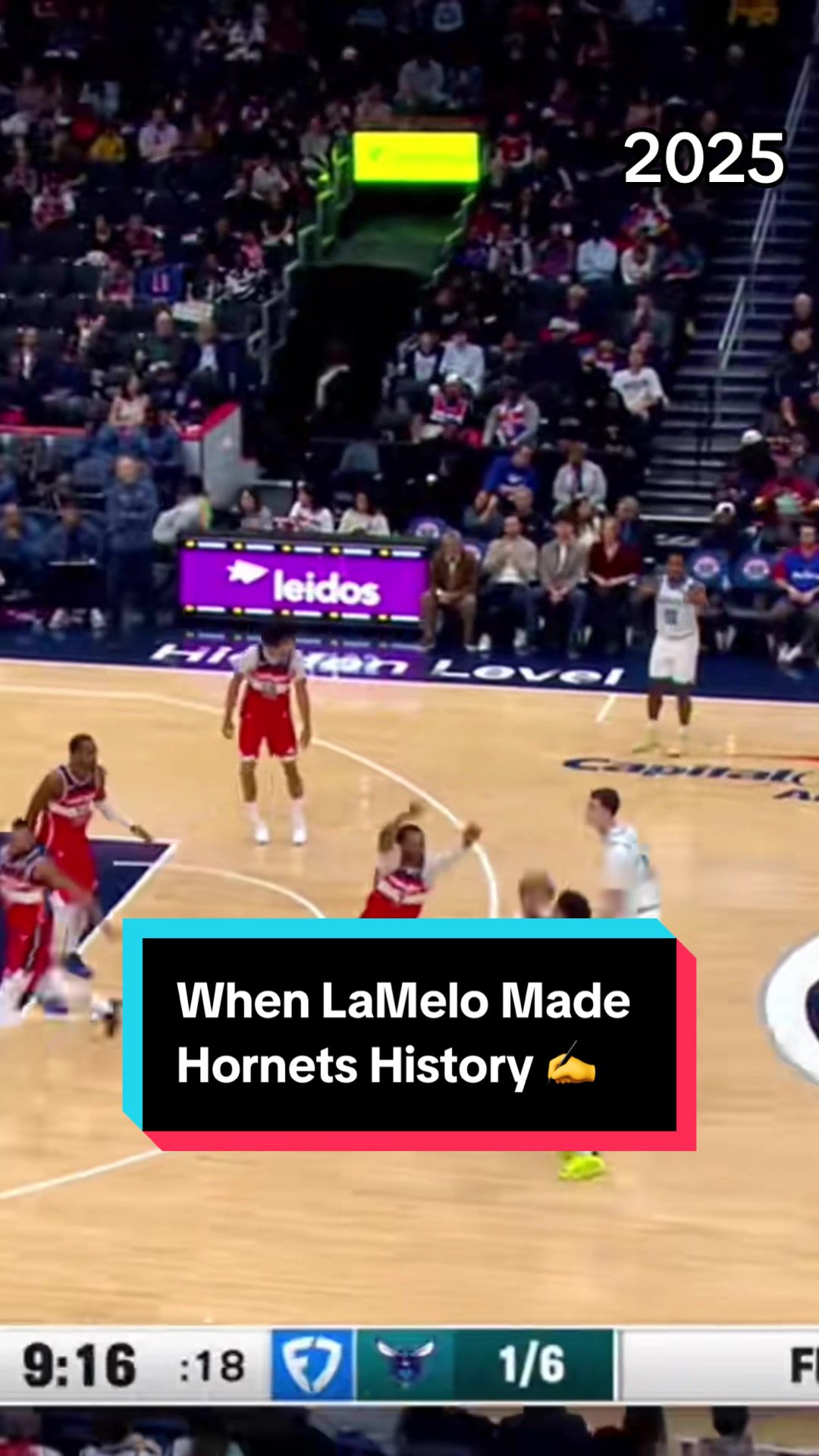 When LaMelo Ball became the first player in @Charlotte Hornets franchise history to record a triple-double with 35+ pts, 10+ reb, and 10+ ast 🔥 