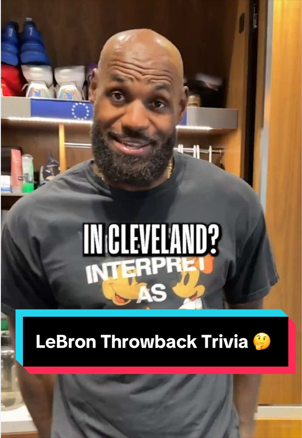 Q: "Anniversary's coming up for your first game... do you remember the starting lineup that night?"