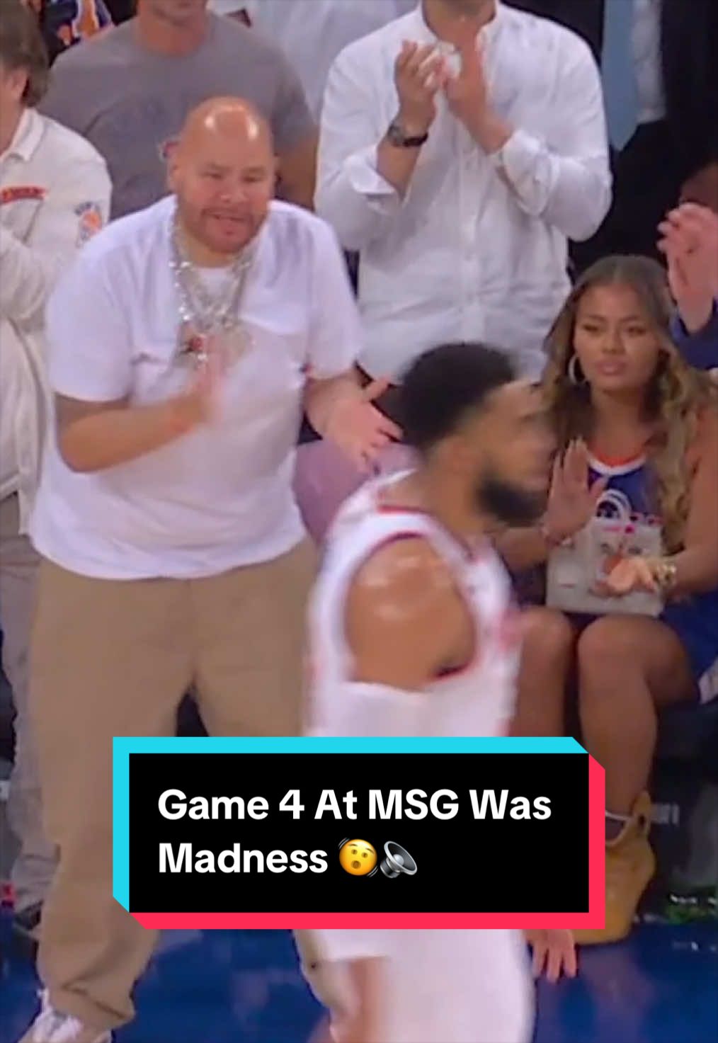 SOUND UP 🔈🫨 to hear the electricity of the @New York Knicks’ historic 29-point comeback in the NBA Finals🔥