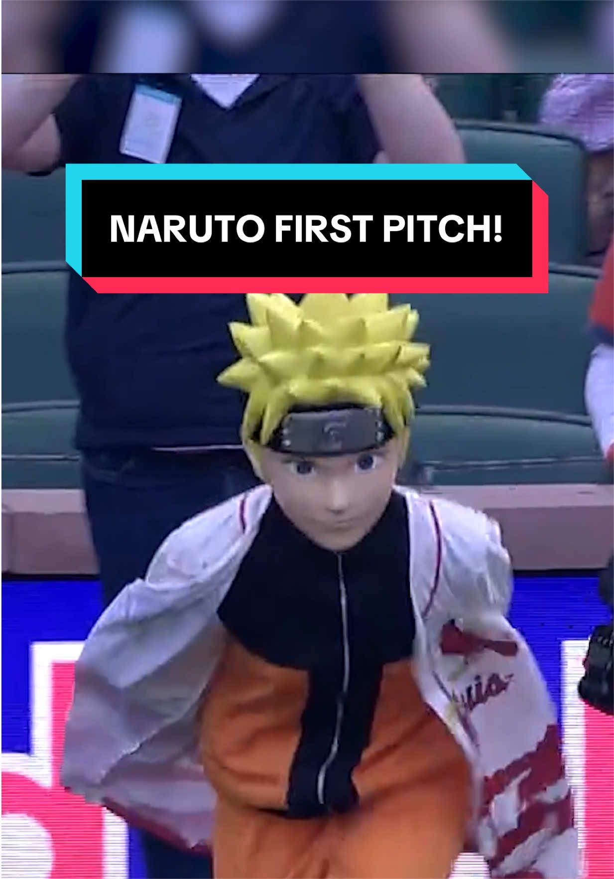 Did the 7th Hokage sail the first pitch? BELIEVE IT! 😂