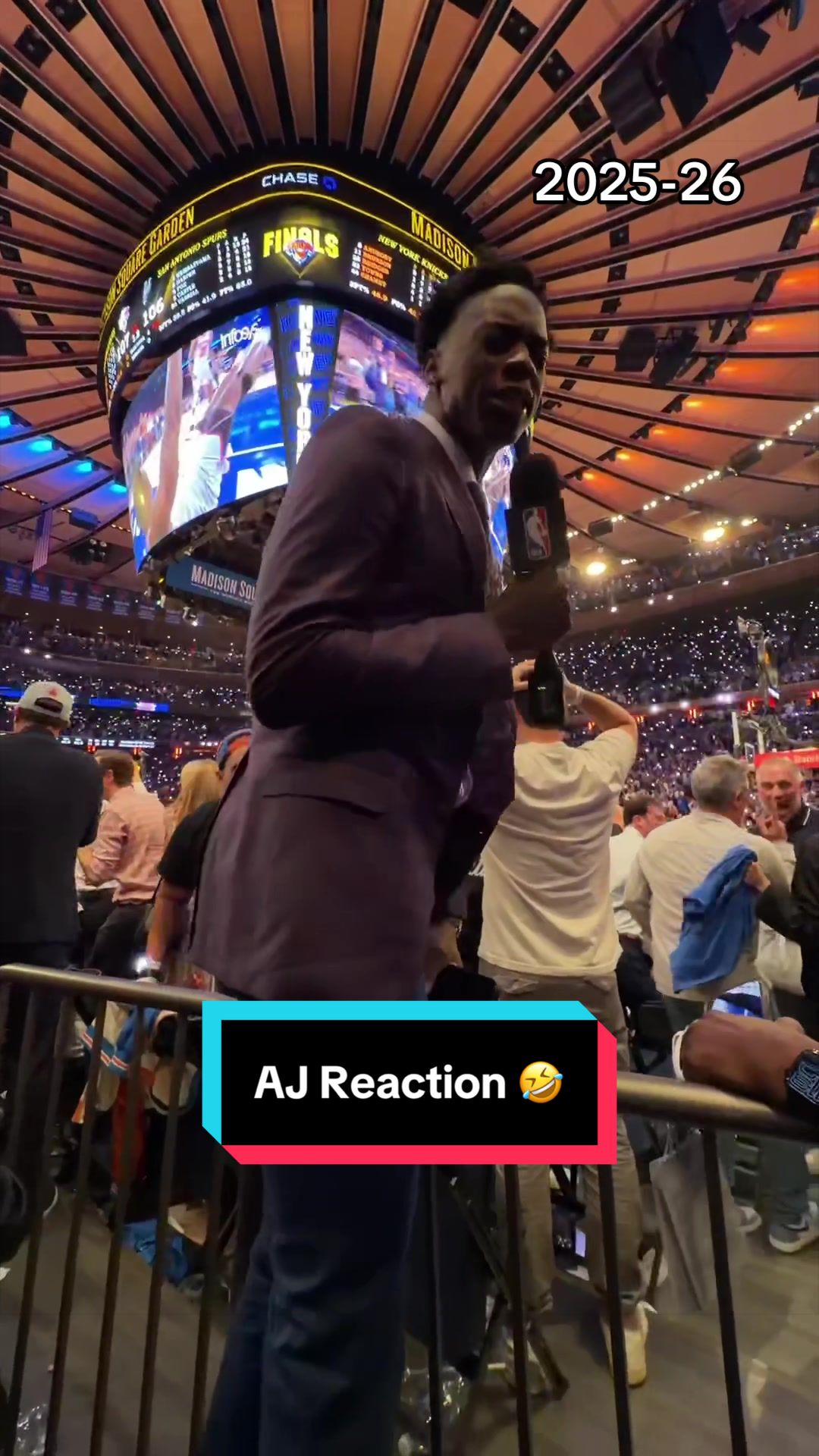 AJ was speechless 😭 