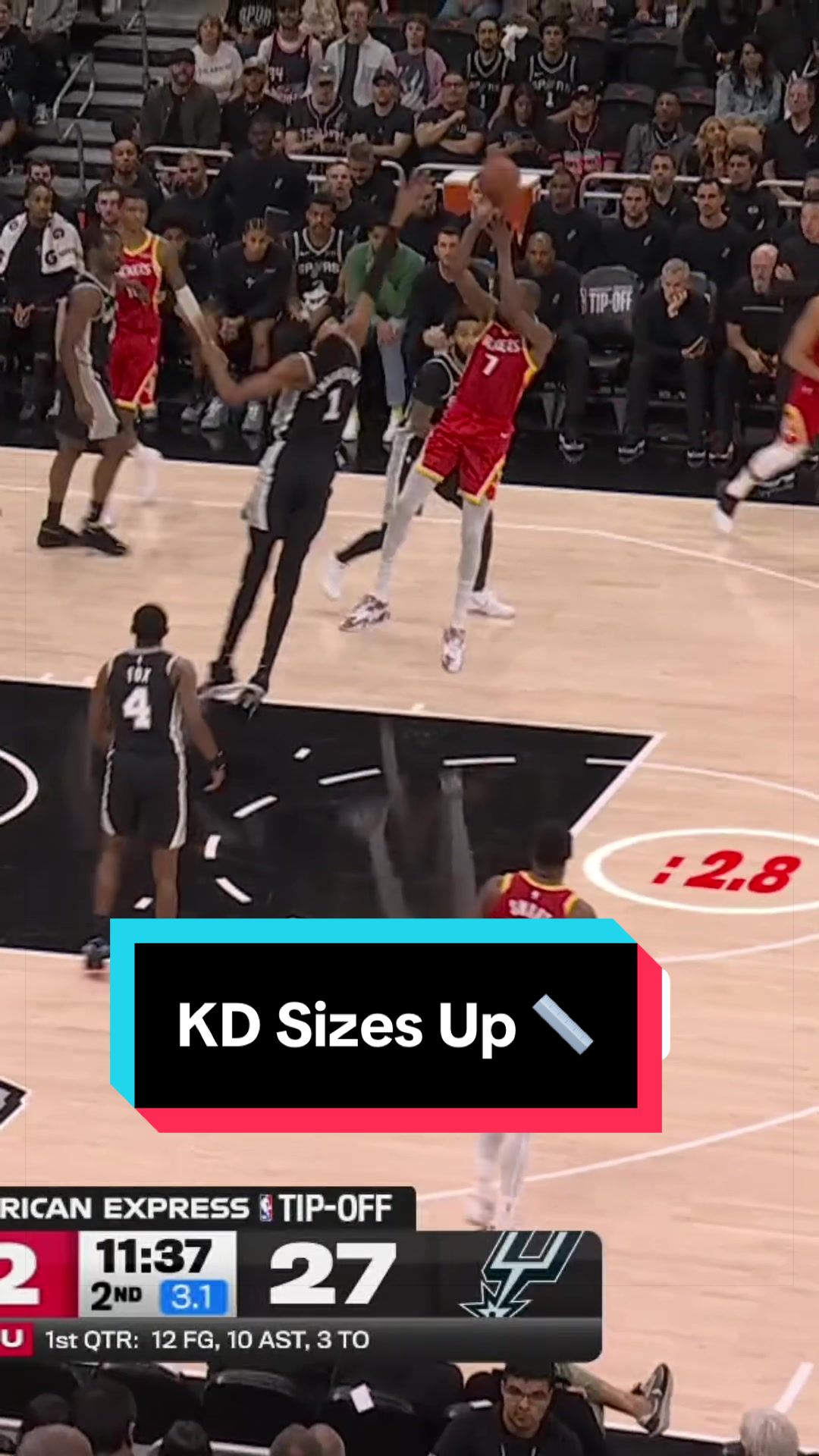 KD hits the tough jumper 💪 🔥 