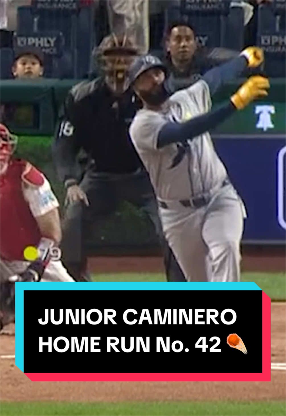 Junior Caminero with a rocket! 