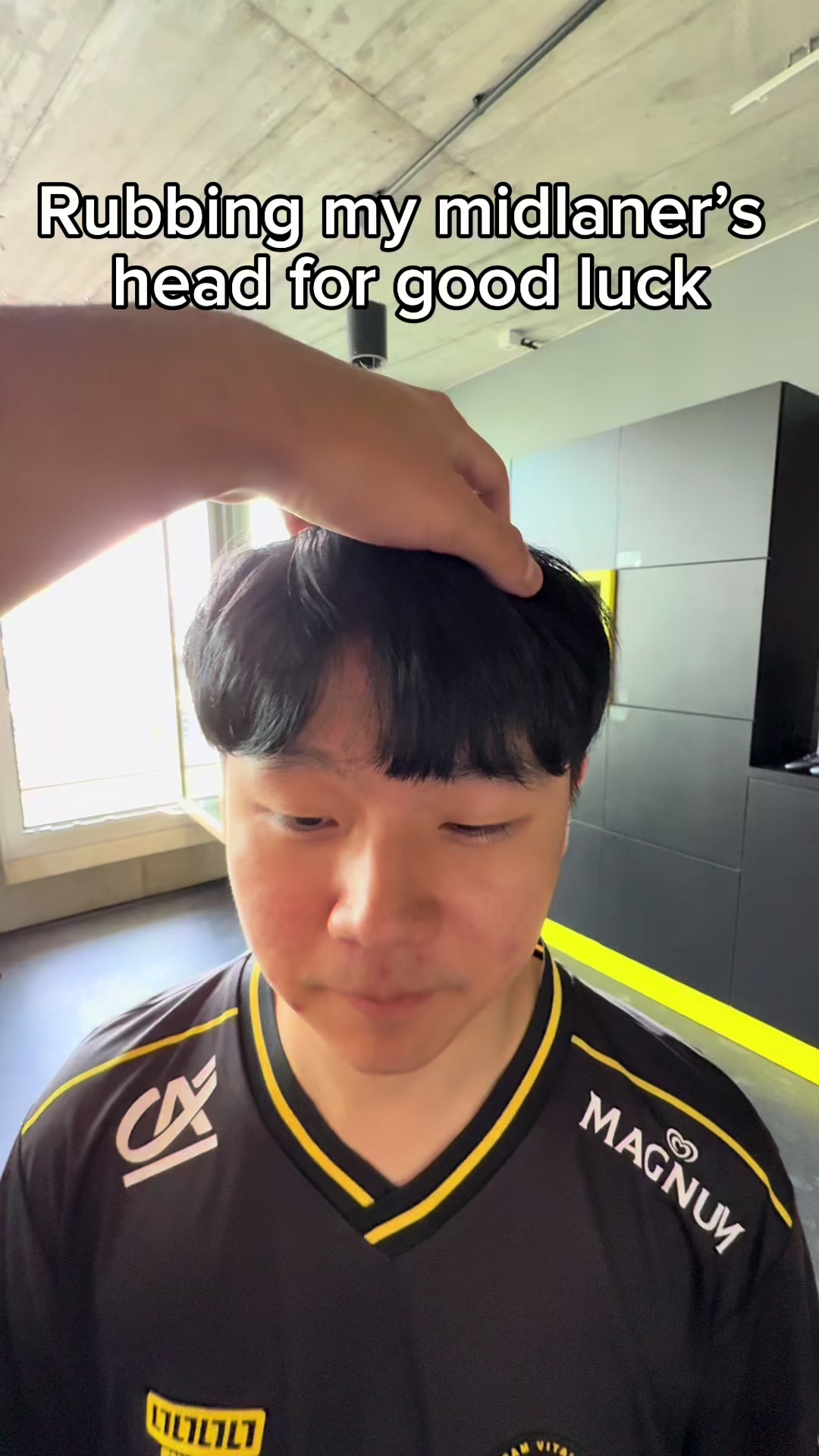 Pregame ritual in motion 