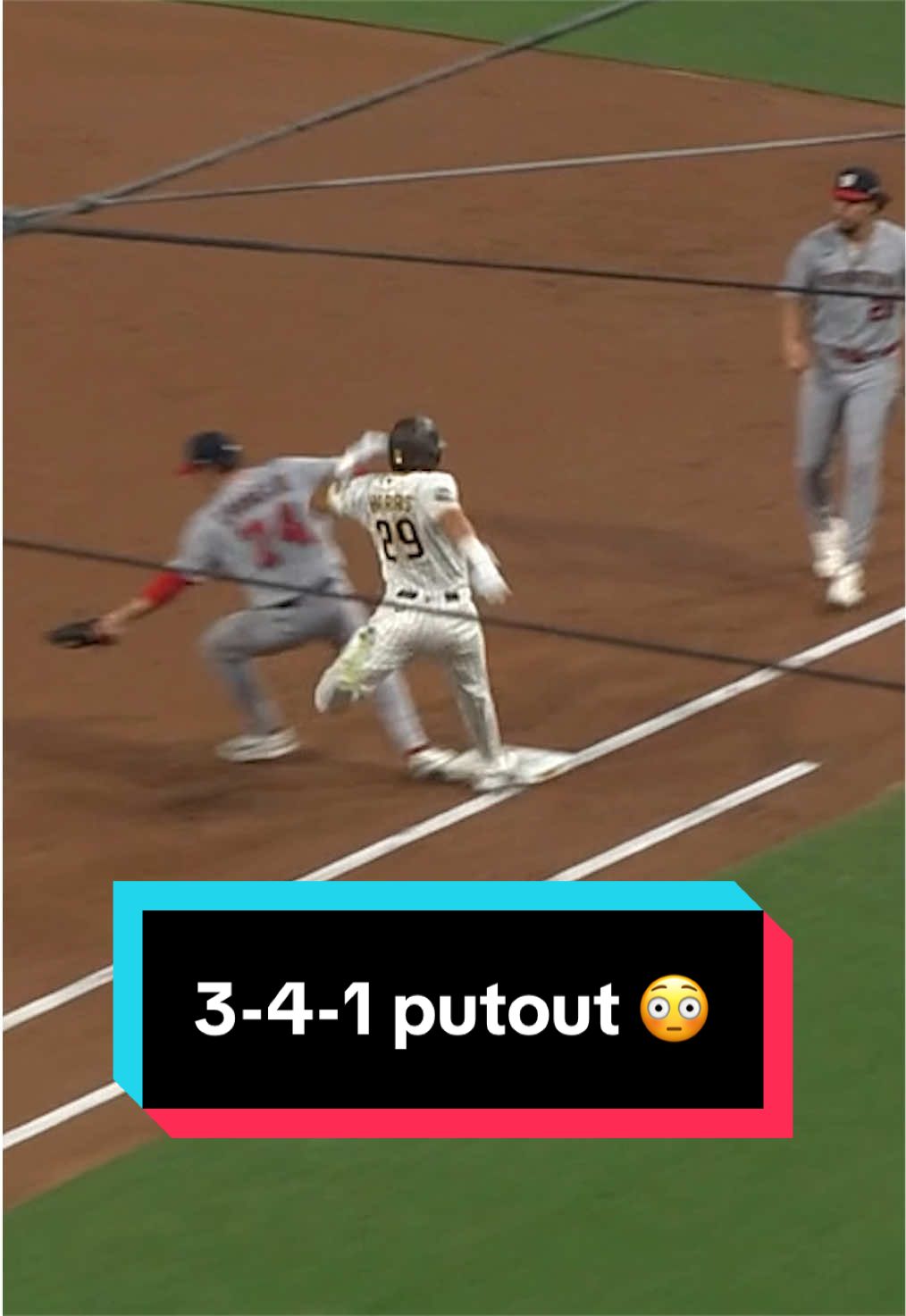 A 3-4-1 putout … of course 😅
