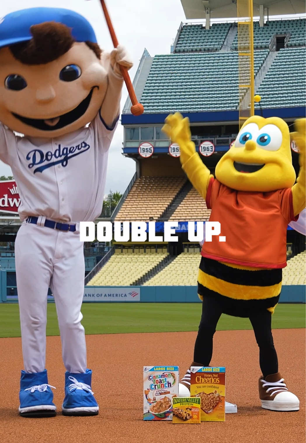 Honey Nut @cheerios is here for every Dodger cheer, chant and clutch moment!