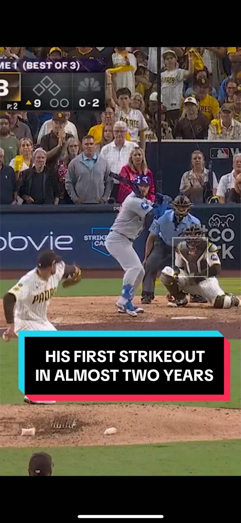 Joe Musgrove struck out the first batter he faced in nearly two years! 