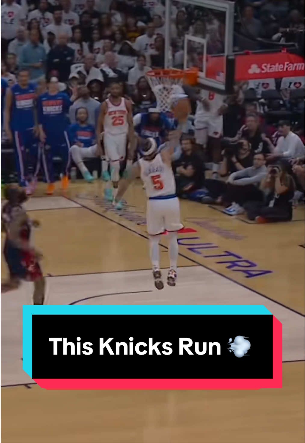 The Knicks showcasing their skill set through the 2026 Playoffs was too good 🤌 