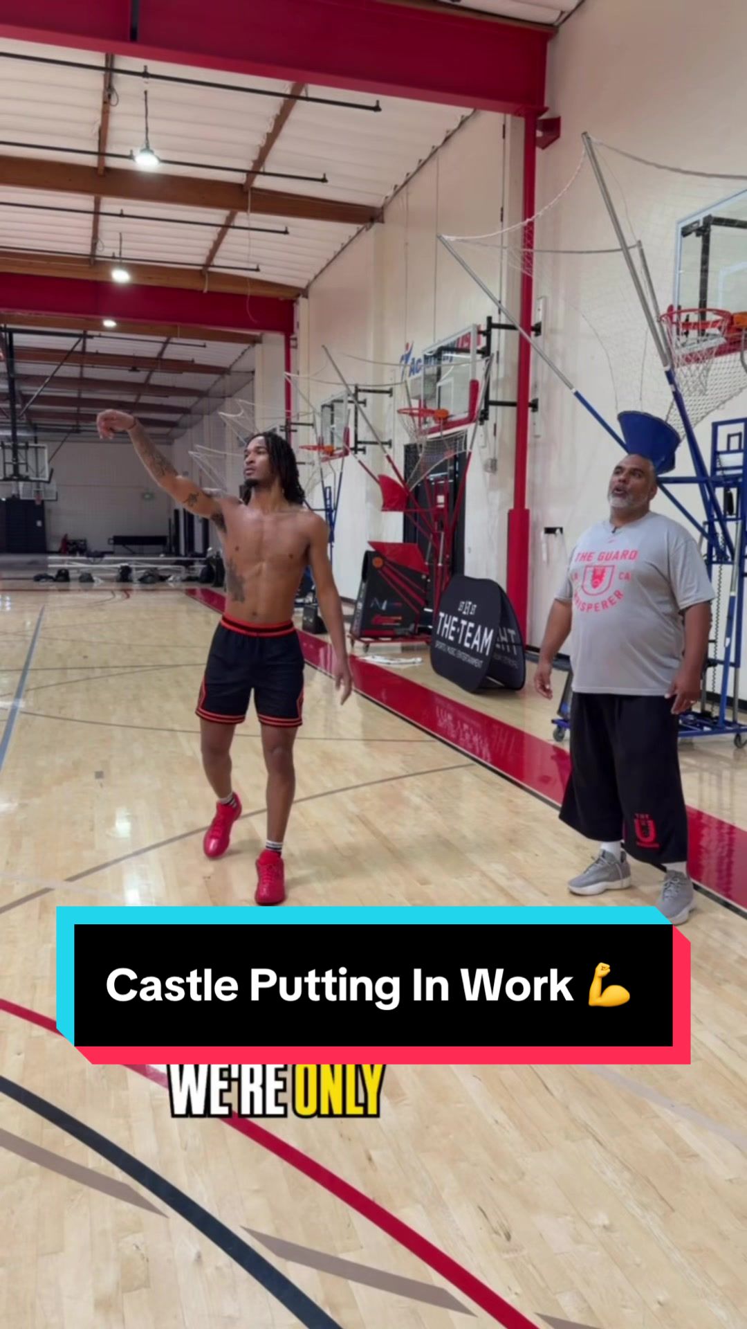 Shooting… the focus for Stephon Castle this summer with trainer @theguardwhisperer 