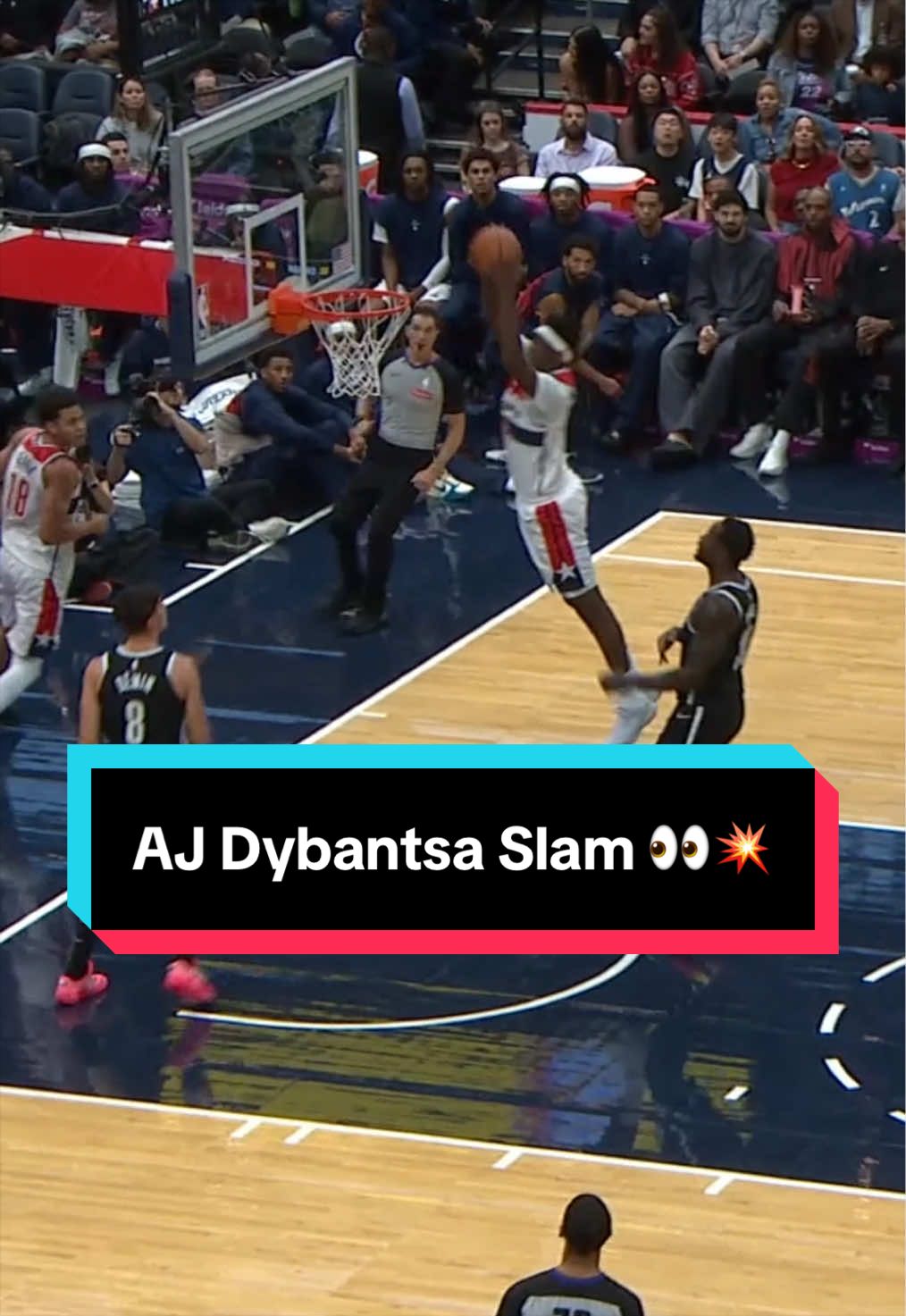 AJ got air on that one 🔥 