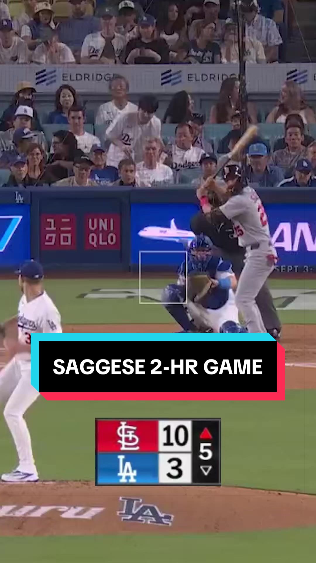 Thomas Saggese has his first multi-homer game!