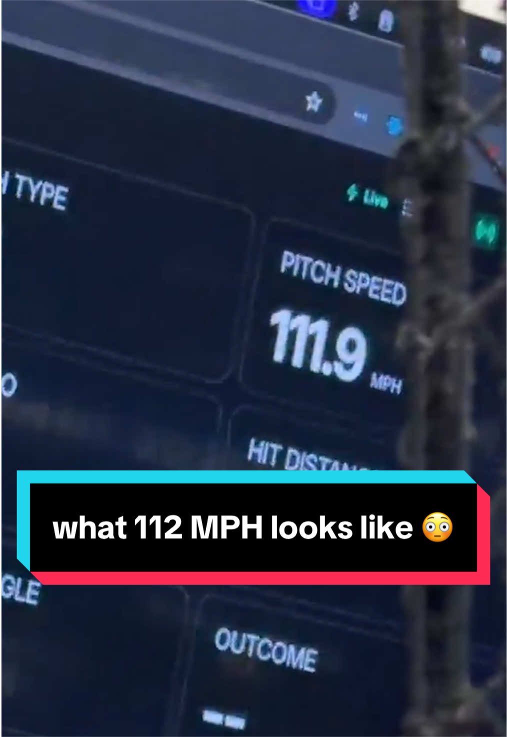 those look a lot more hittable on tv 😅