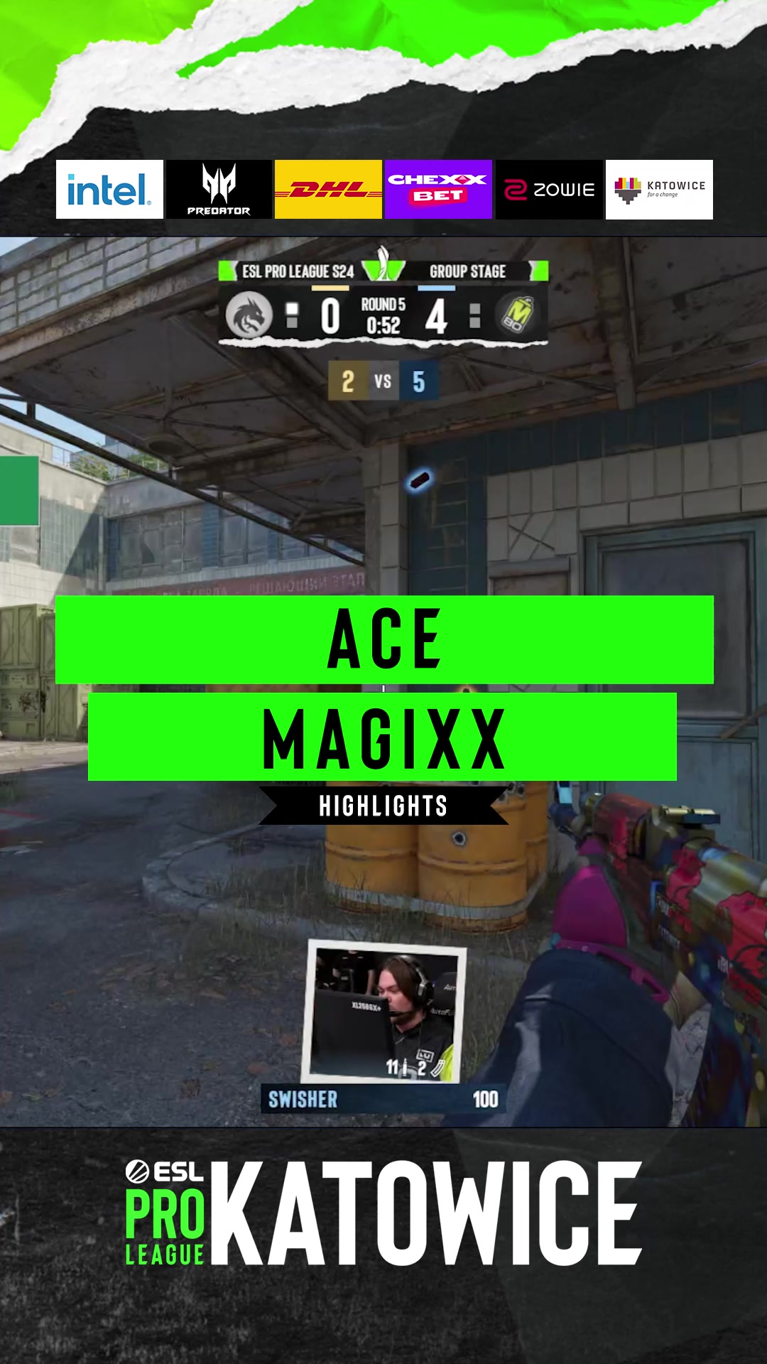 1HP… magixx ACED agains M80 🔥 