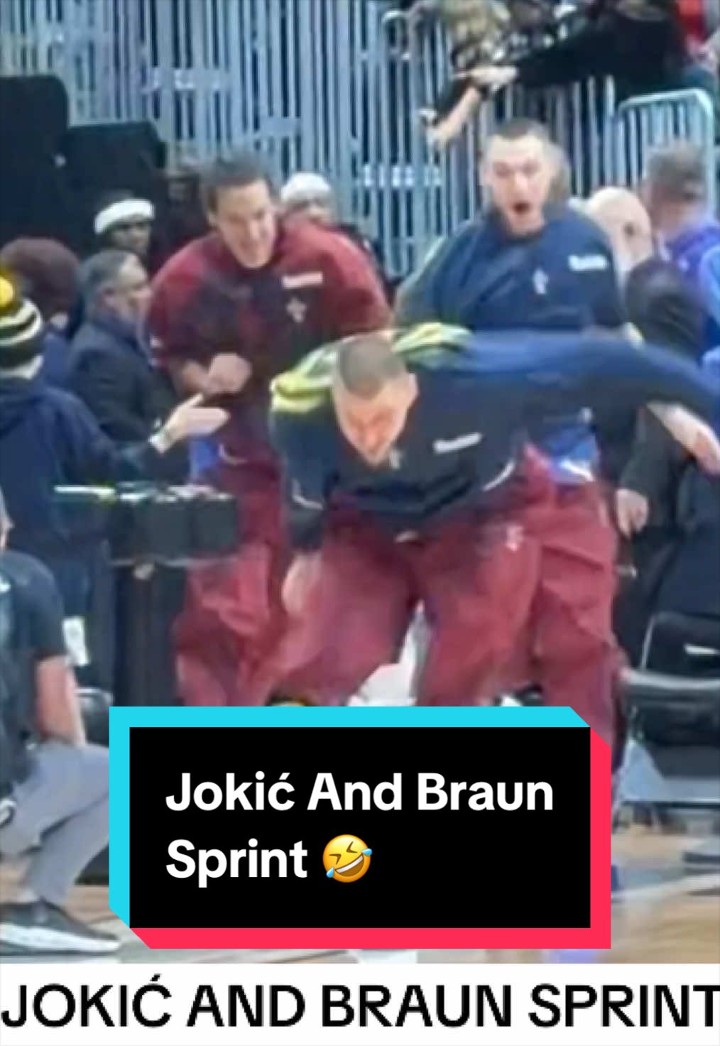 Jokić still got the finish 😭 