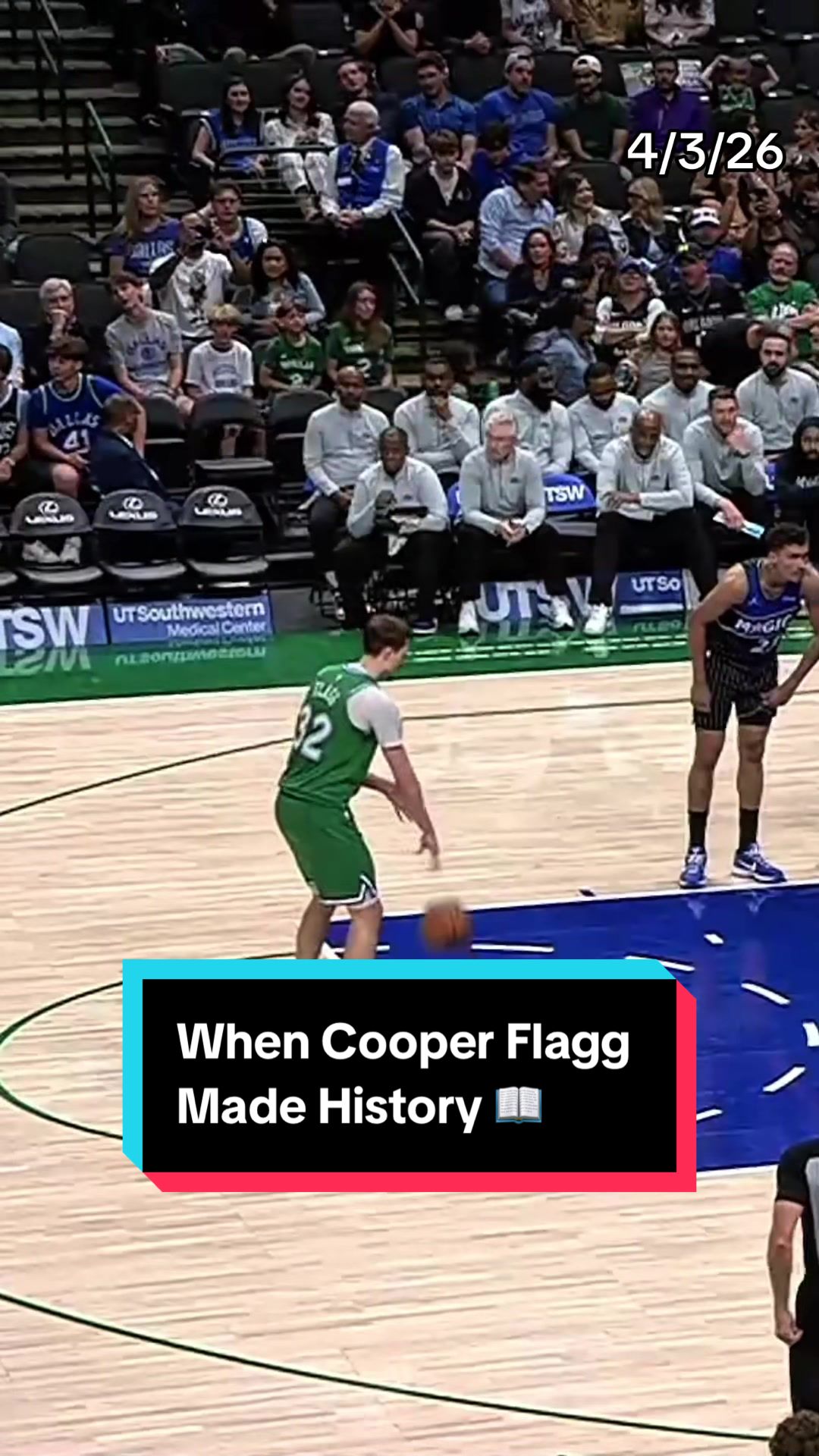 Throwback to the night Cooper Flagg became the youngest player in NBA history to record a 50-point game and the first teenager to reach the threshold 📈🔥 
