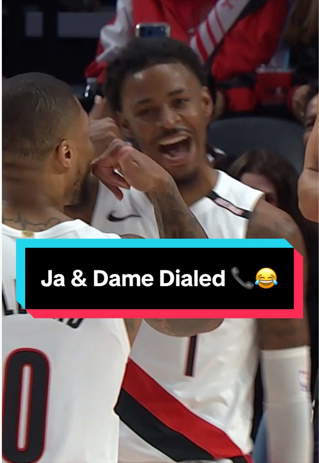 Dame and Ja both hitting the celly 🤣🙌 