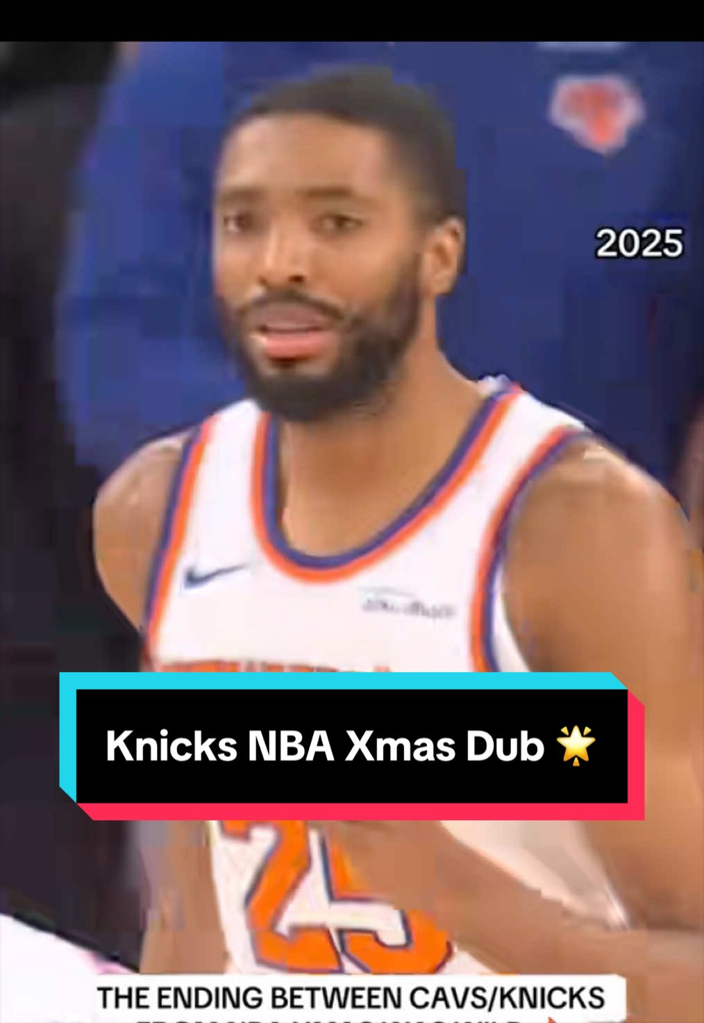 A look back at the Knicks overcoming a 17-point deficit in the fourth quarter to get the dub on Christmas Day 🌟 