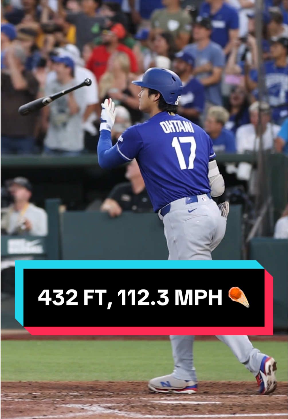 432 FT, 112.3 MPH ☄️ Shohei Ohtani DEMOLISHED this ball! 