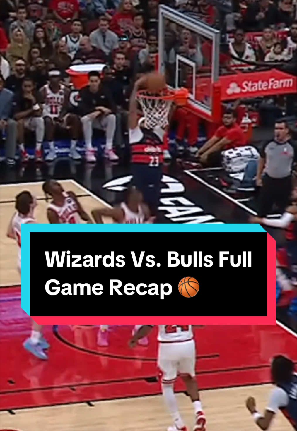 Quick rewind ⏮️. Full recap. Here’s everything from tonight @Washington Wizards vs. @Chicago Bulls 🏀 