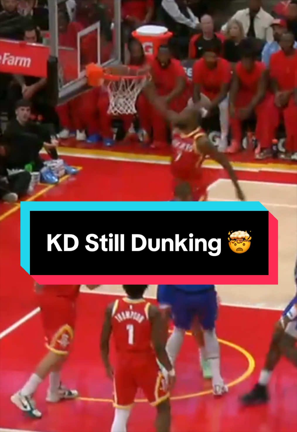 KD threw that one down ‼️😮‍💨 